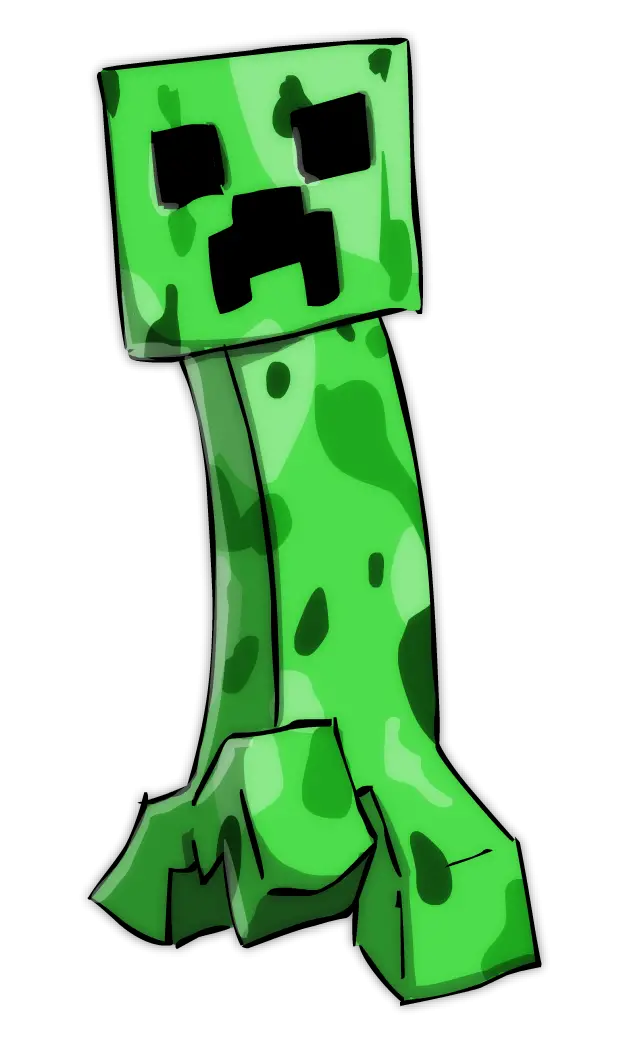  Download Hd Minecraft Creeper Png Minecraft Creeper Png Creeper Transparent