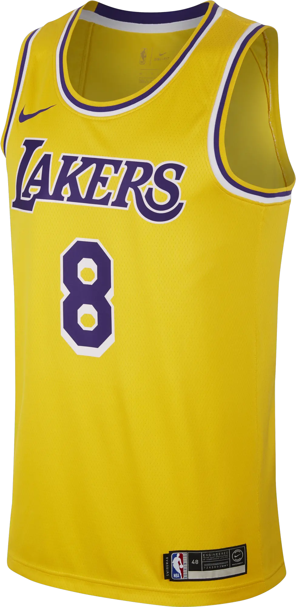  Nike Nba Los Angeles Lakers Kobe Bryant Sports Jersey Png Kobe Bryant Transparent