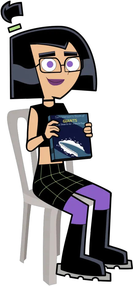  Sam Manson Holding Giants Book Png Image Sam Manson Png Giants Png