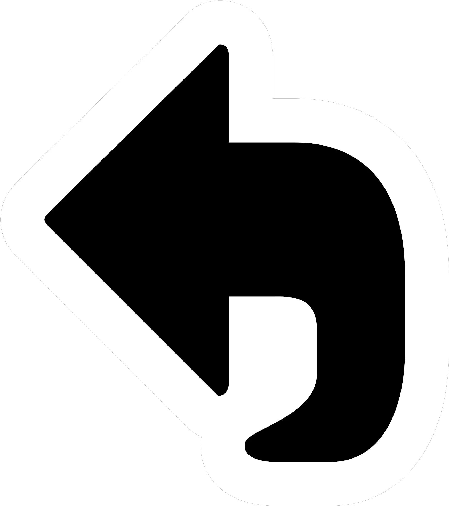  Filehigh Contrasteditundosvg Wikimedia Commons Black Png Of Arrow Undo Icon