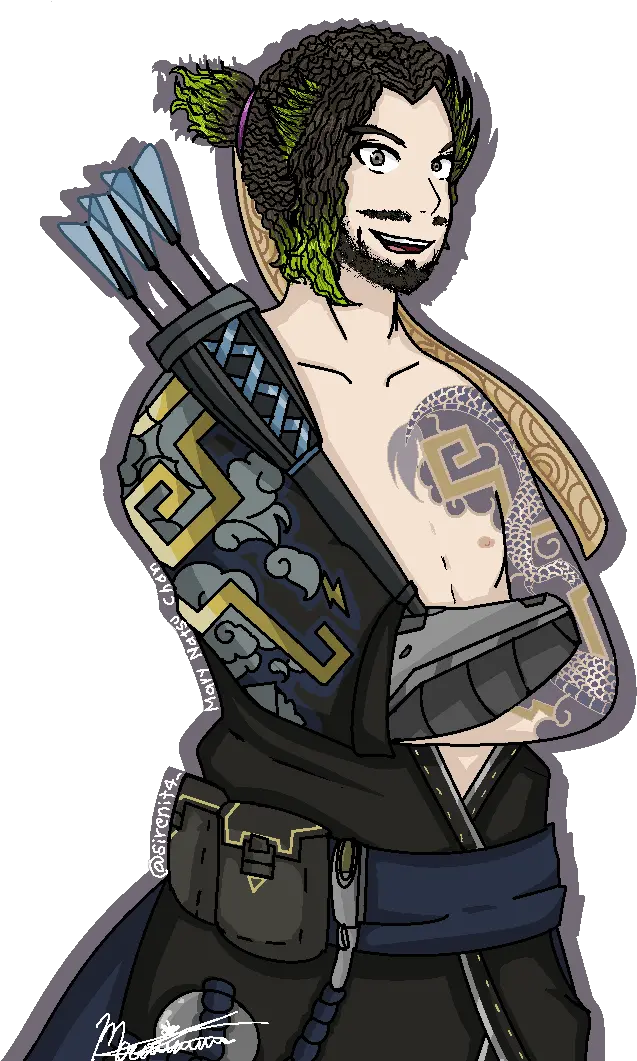  Hanzo Overwatch Png Picture Cartoon Hanzo Png