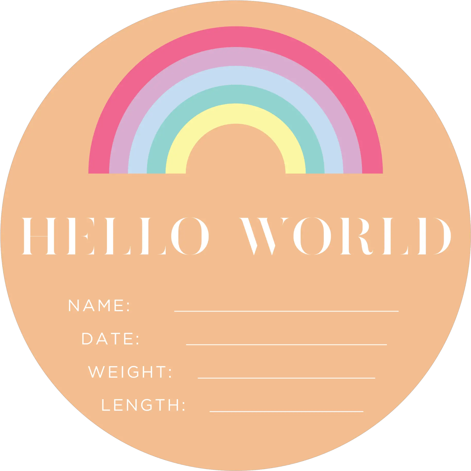  Rainbow Baby Announcement Plaque Color Gradient Png Etch A Sketch Logo