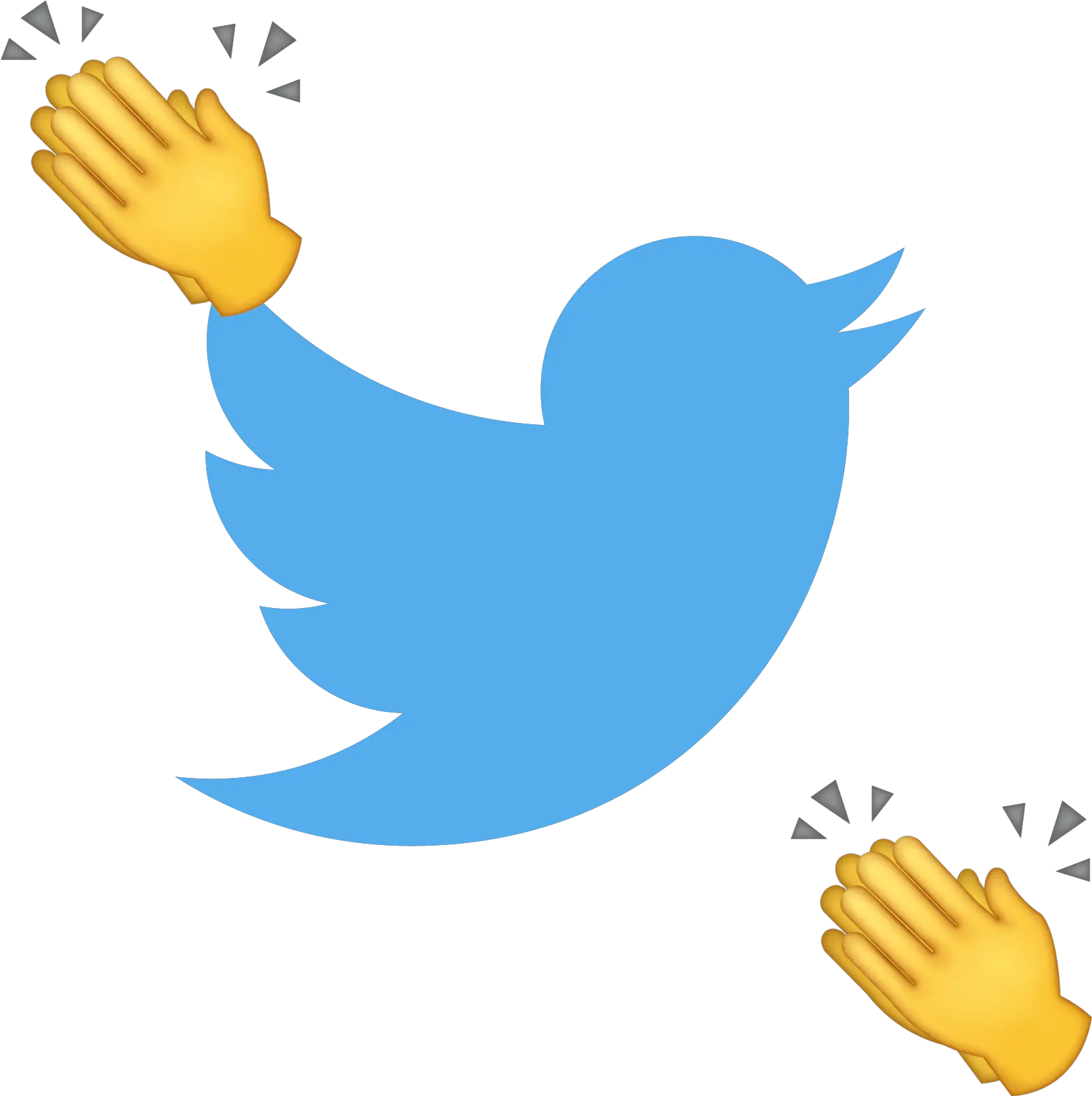  Logo Twitter Biru Png Twitter Logo Clap Png