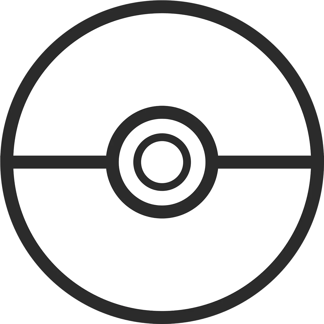  Pokemon Pokeball Go Black And White Pokemon Ball Png Pokeball Logo