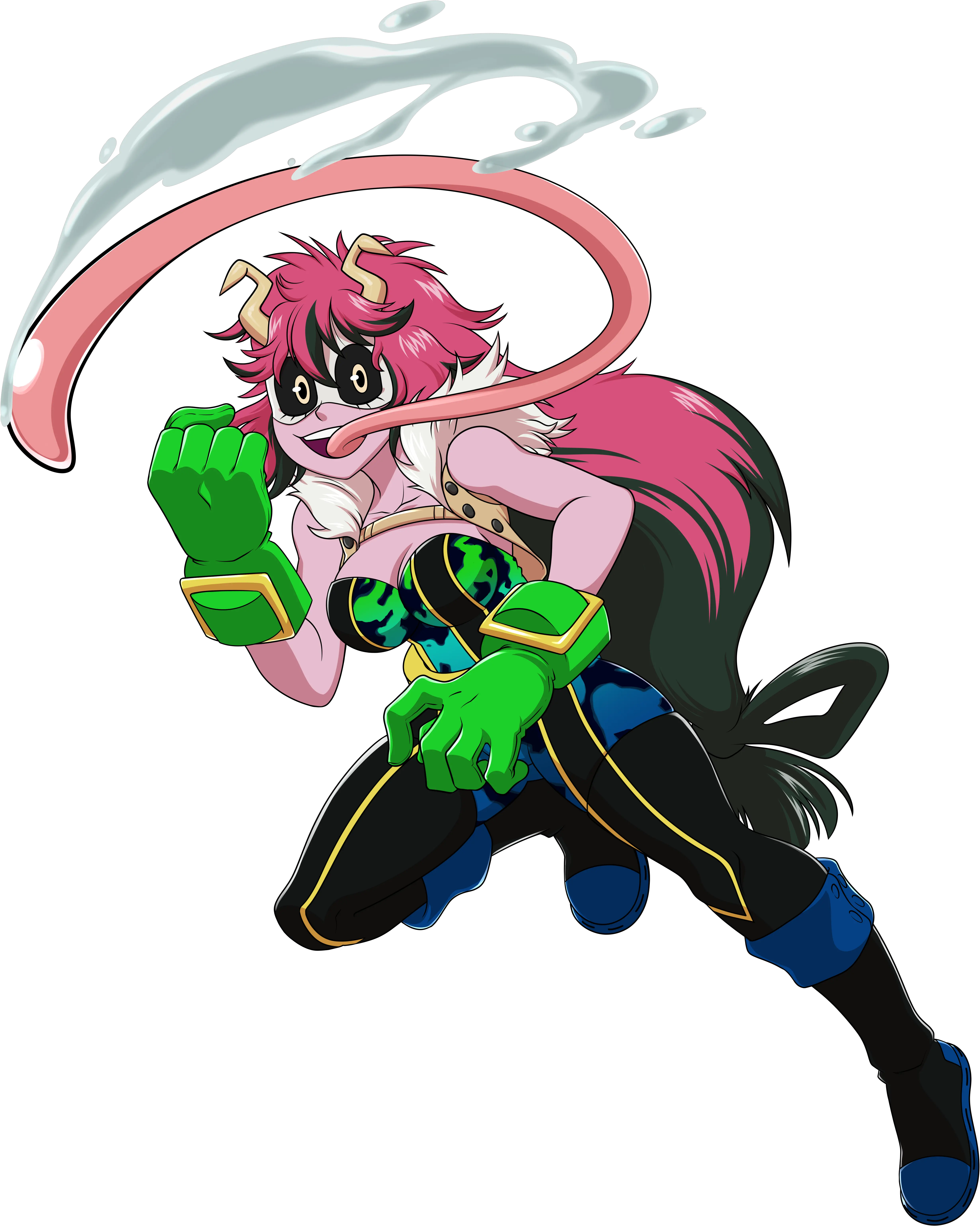  Dart A Mina Tsuyu Fusion Rchurchofminaashido Mina Tsuyu Fusion Png Mina Ashido Icon