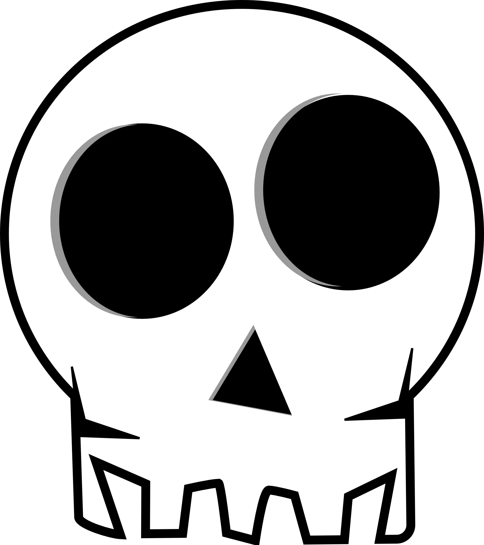  Dibujo Calavera Png 6 Image Clipart Halloween Skull Calavera Png