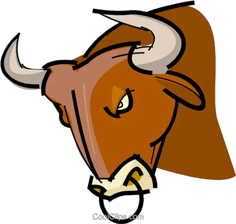  Bull With Nose Ring Royalty Free Vector Clip Art Png Nose Ring Png