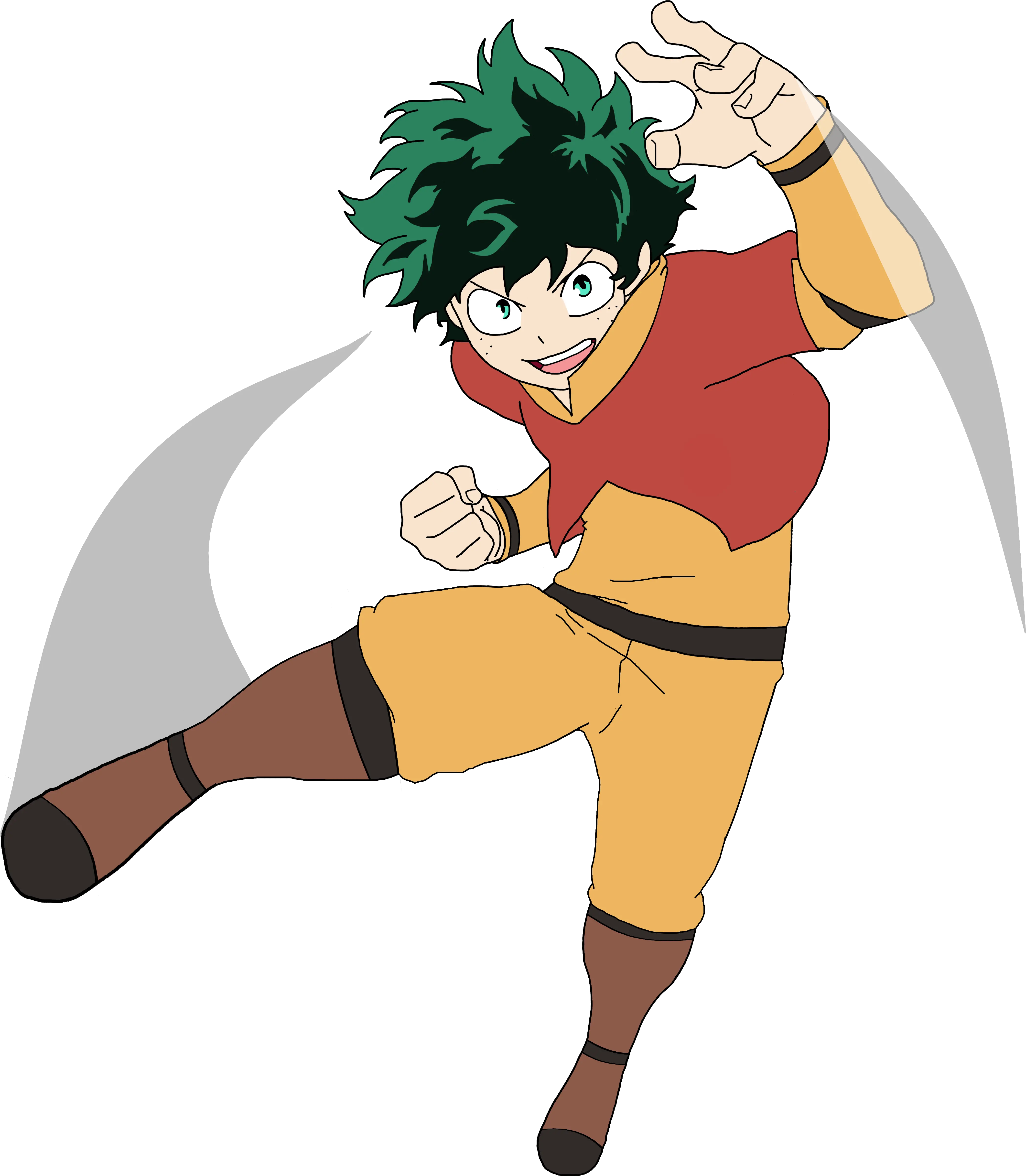  Airbender Deku By Me Bokunoheroacademia Izuku Midoriya Png Deku Transparent