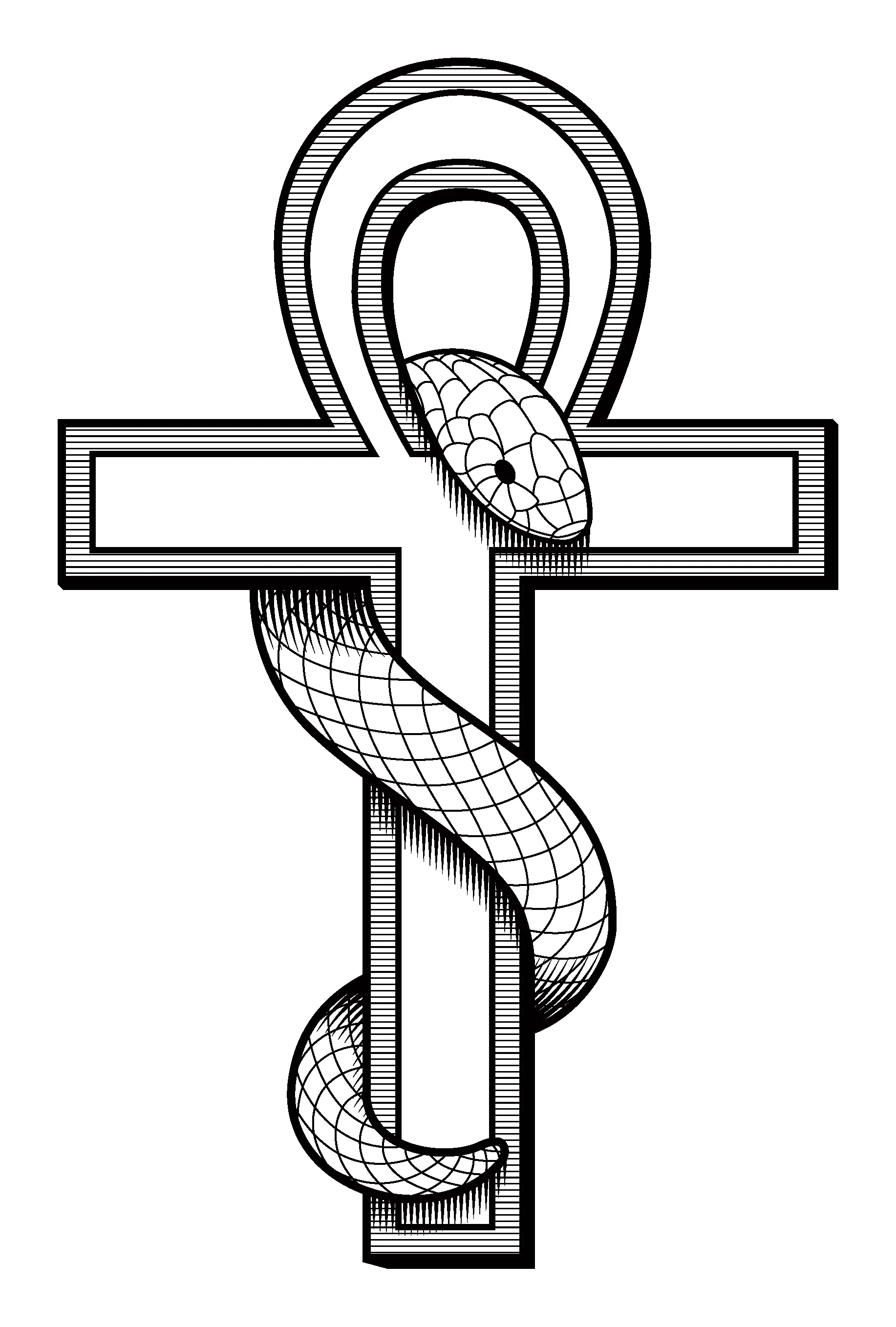  Ankh Snake Transparent Png Ankh Art Transparent Ankh Png