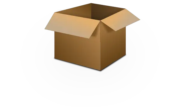  Download Hd Open Box Clip Art Cardboard Box Png Open Box Png