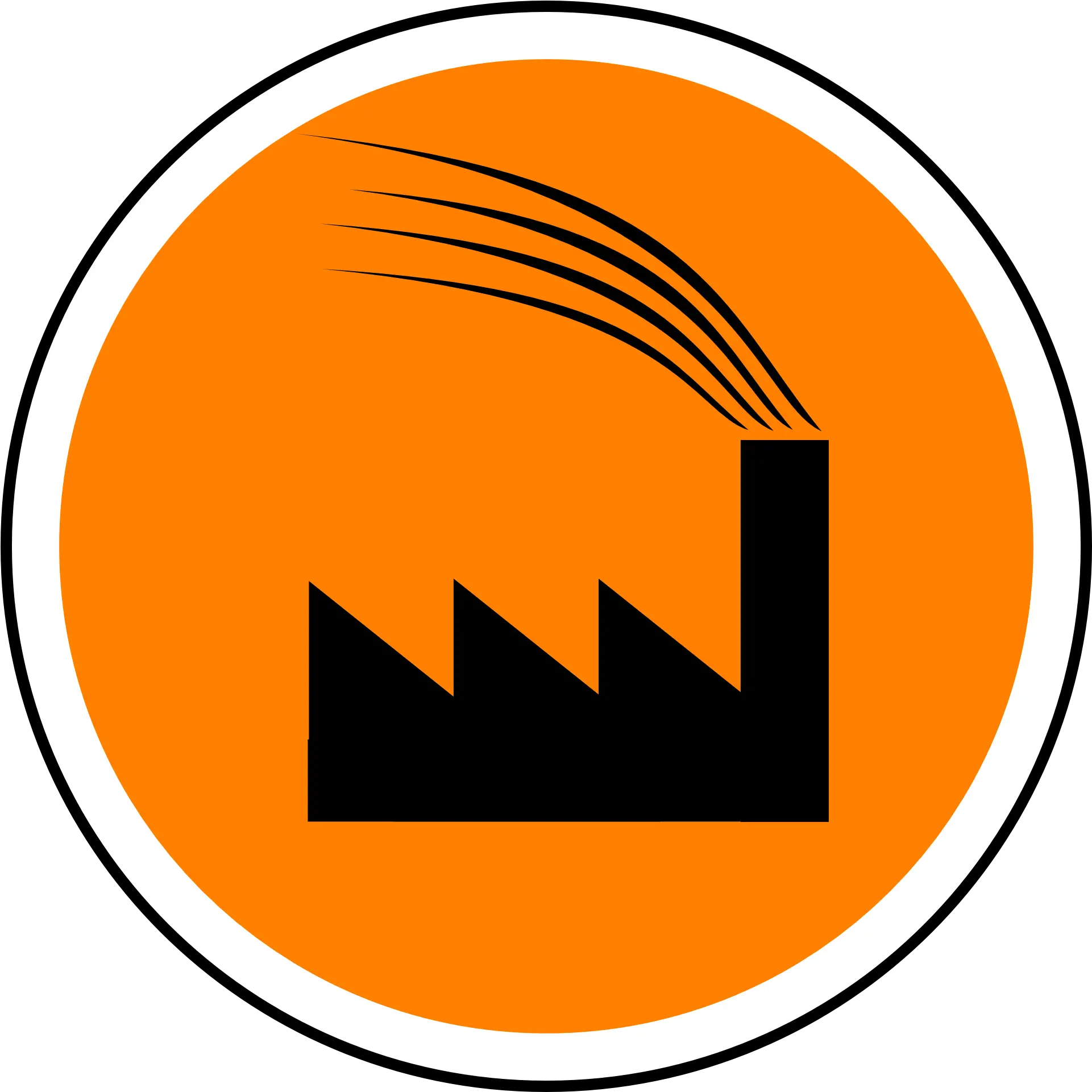  Icon Of A Industrial Factory Free Image Industria Desenho Png Factory Icon Free