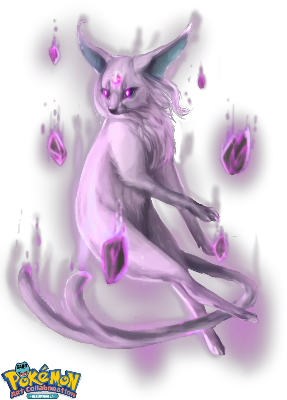  196 Espeon Used Morning Sun And Psyshock In The Game Arthq Illustration Png Espeon Png