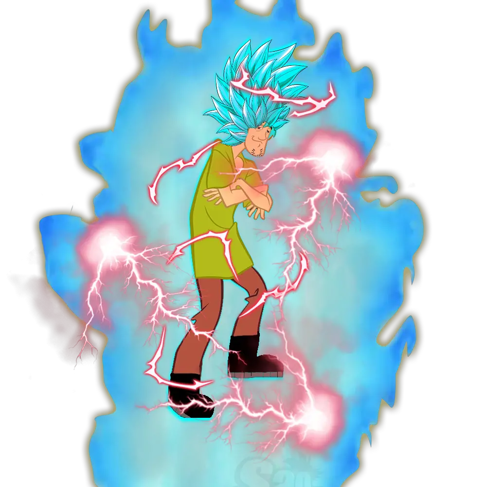  Shaggy Rogers Trunks Super Saiyan Blue Png Shaggy Transparent