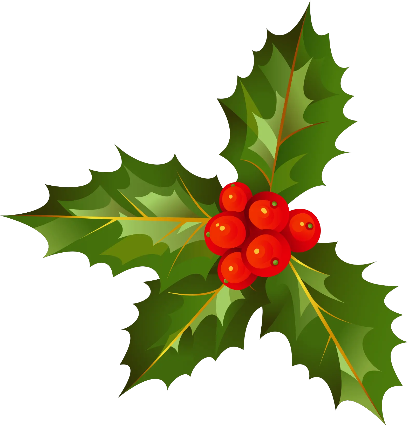  Christmas Decoration With Holly Leave Christmas Decorations Png Leave Png