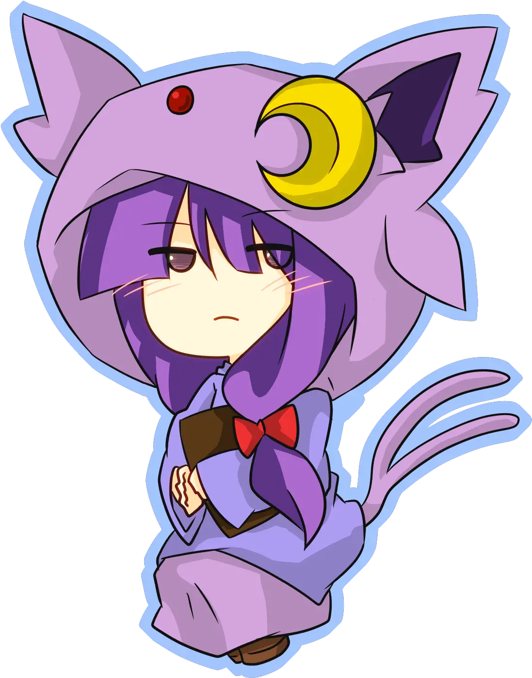  Patchouli Knowledge And Espeon Touhou 1 More Danbooru Fictional Character Png Espeon Transparent