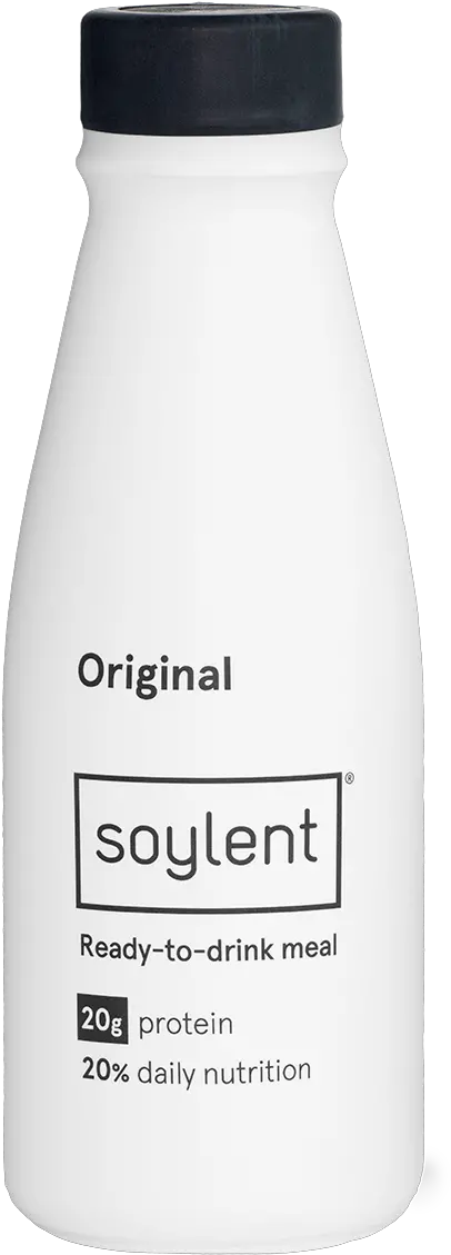  Soylent Original Drink Glass Bottle Png Bottle Transparent