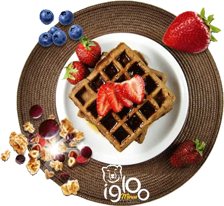  Home Frozen Yogurt Igloo Minus Degree Magic Belgian Waffle Png Waffles Png