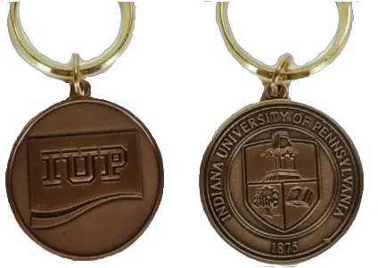  Keychain Iup Seal Wave Logo Png