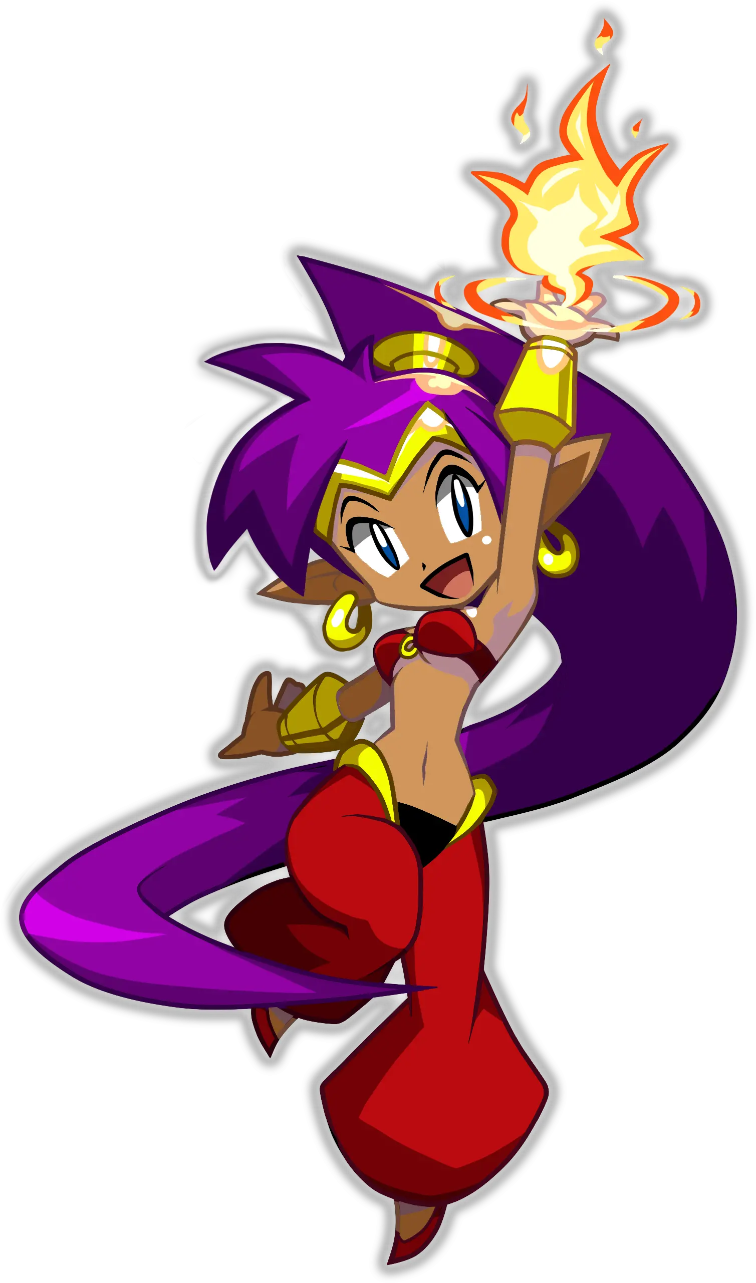  Shantae And 1 Drawn Character Shantae Half Genie Hero Png Shantae Png