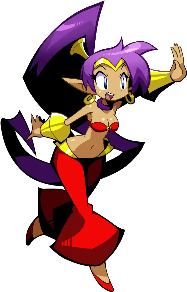  Half Shantae Half Genie Hero Artwork Png Shantae Png