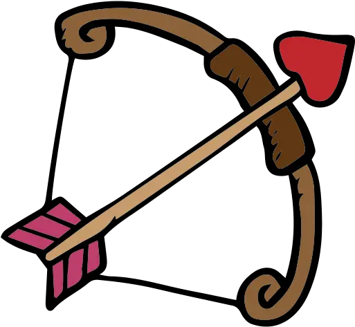  Bow And Arrow Png Icon Valentines Day Bow And Arrow Bow And Arrow Transparent Background