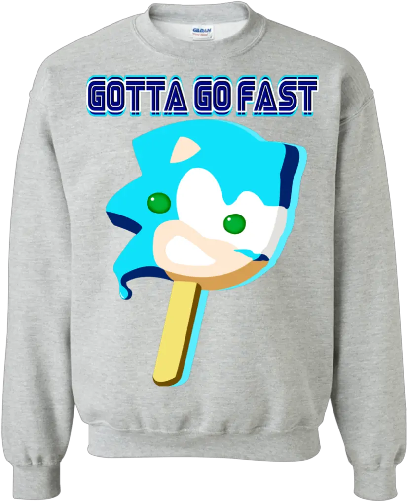  Sanic Popsicle Crewneck Sweater Orange Cassidy T Shirt Png Sanic Transparent