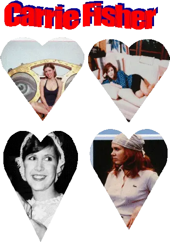  Carrie Fisher Carrie Fisher Photo 34699668 Fanpop Collage Png Princess Leias Blaster Icon