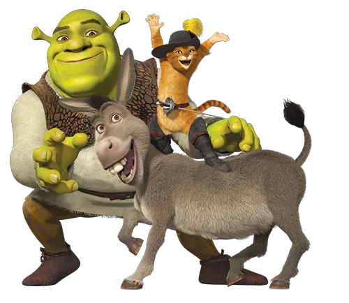  Shrek Movie Cat Donkey Shrek And Donkey Png Donkey Shrek Png