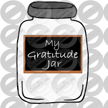  My Gratitude Jar Picture For Classroom Therapy Use Great Lief Png Mason Jar Icon