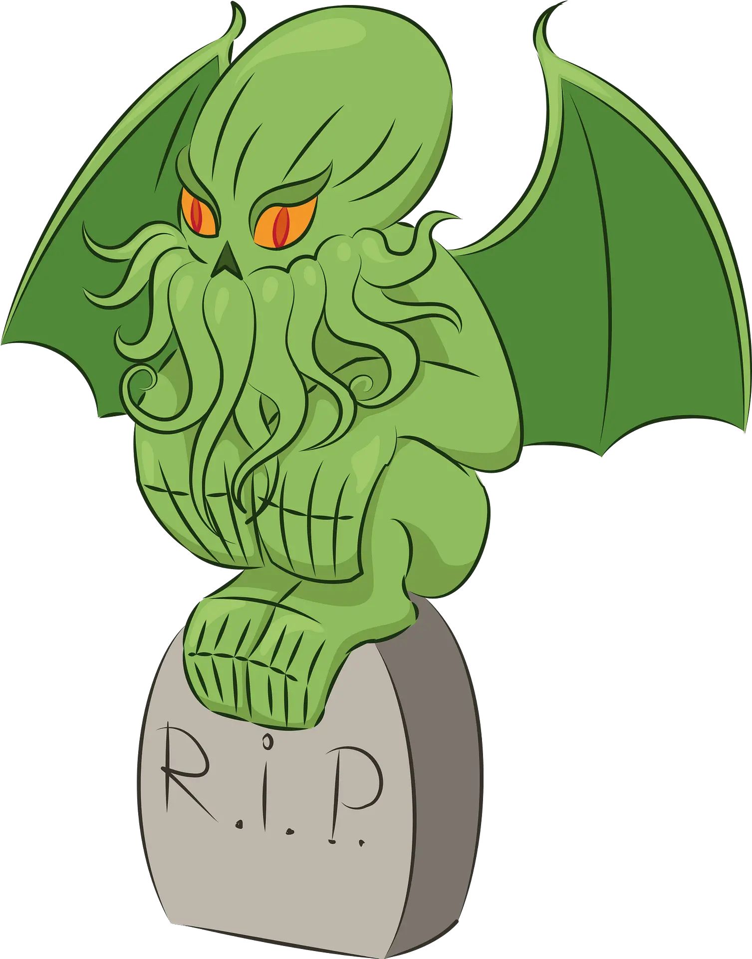  Cthulhu Clipart Supernatural Creature Png Cthulhu Png