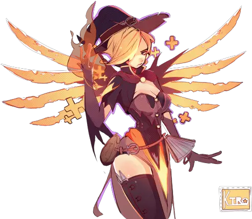  Mercy Anime Witch Huge Freebie Overwatch Mercy Png Overwatch Mercy Png