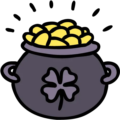  Pot Of Gold Free Icon Lucky Leprechaun Pot Of Gold Png Gold Icon Png