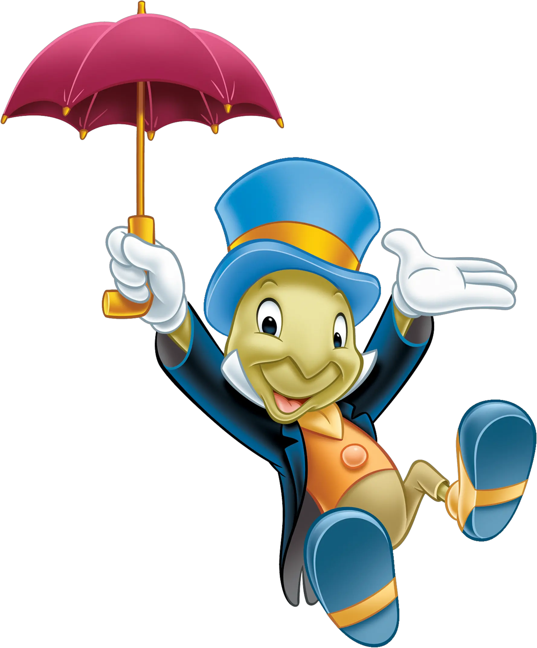  Transparent Pinocchio Jiminy Cricket Png Pinocchio Png