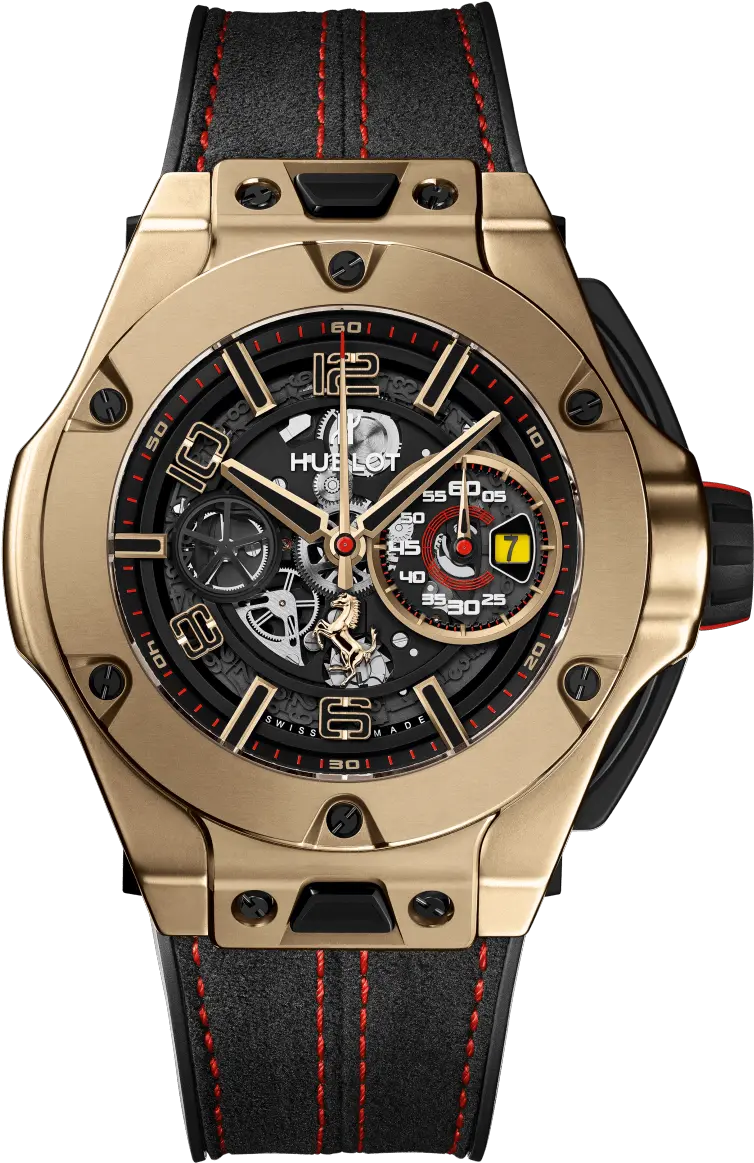  Big Bang Ferrari Unico Magic Gold 45 Mm Hublot Ferrari Watch Png Ferrari Transparent