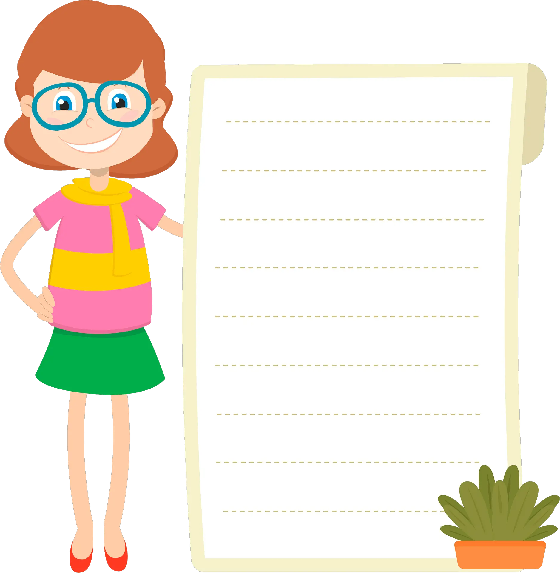  Clipart Teacher Png Notebook Clipart Png