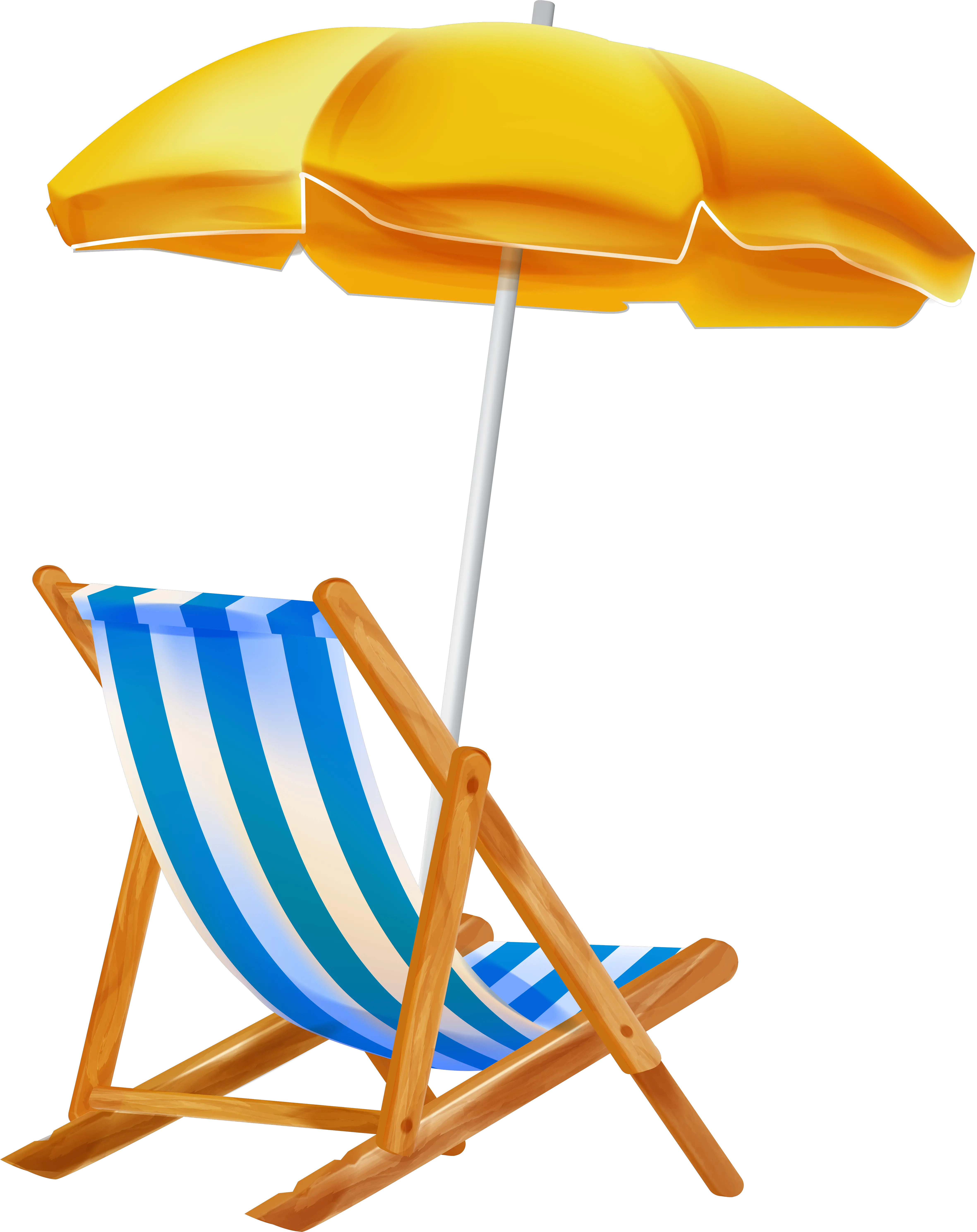  Beach Umbrella With Chair Png Clipar Beach Umbrella Chair Scene Chair Clipart Png