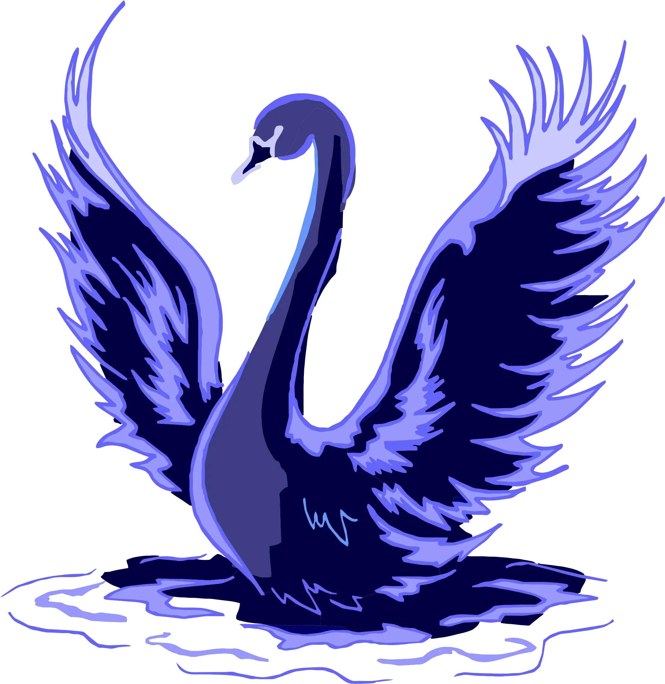  Download Swan Art Png Swan Png