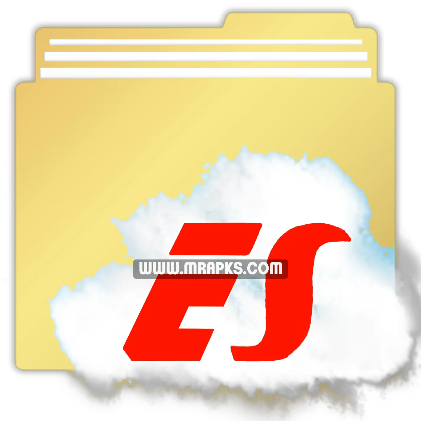  Es File Explorer Gold Horizontal Png Root Explorer Icon