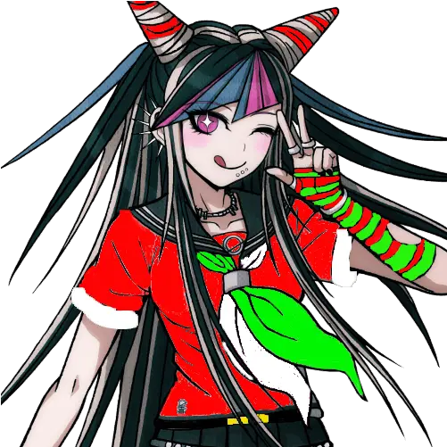  Christmas Ibuki Rultimatemusician Ibuki Mioda Icon Png Red Robin Pride Icon