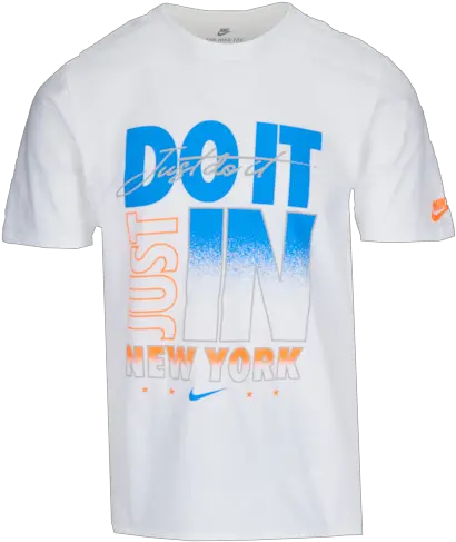  White Blue Nike Shirtroyaltechsystemscoin T Shirt Blue And Orange Nike Shirt Png Nike Sb Icon T Shirt