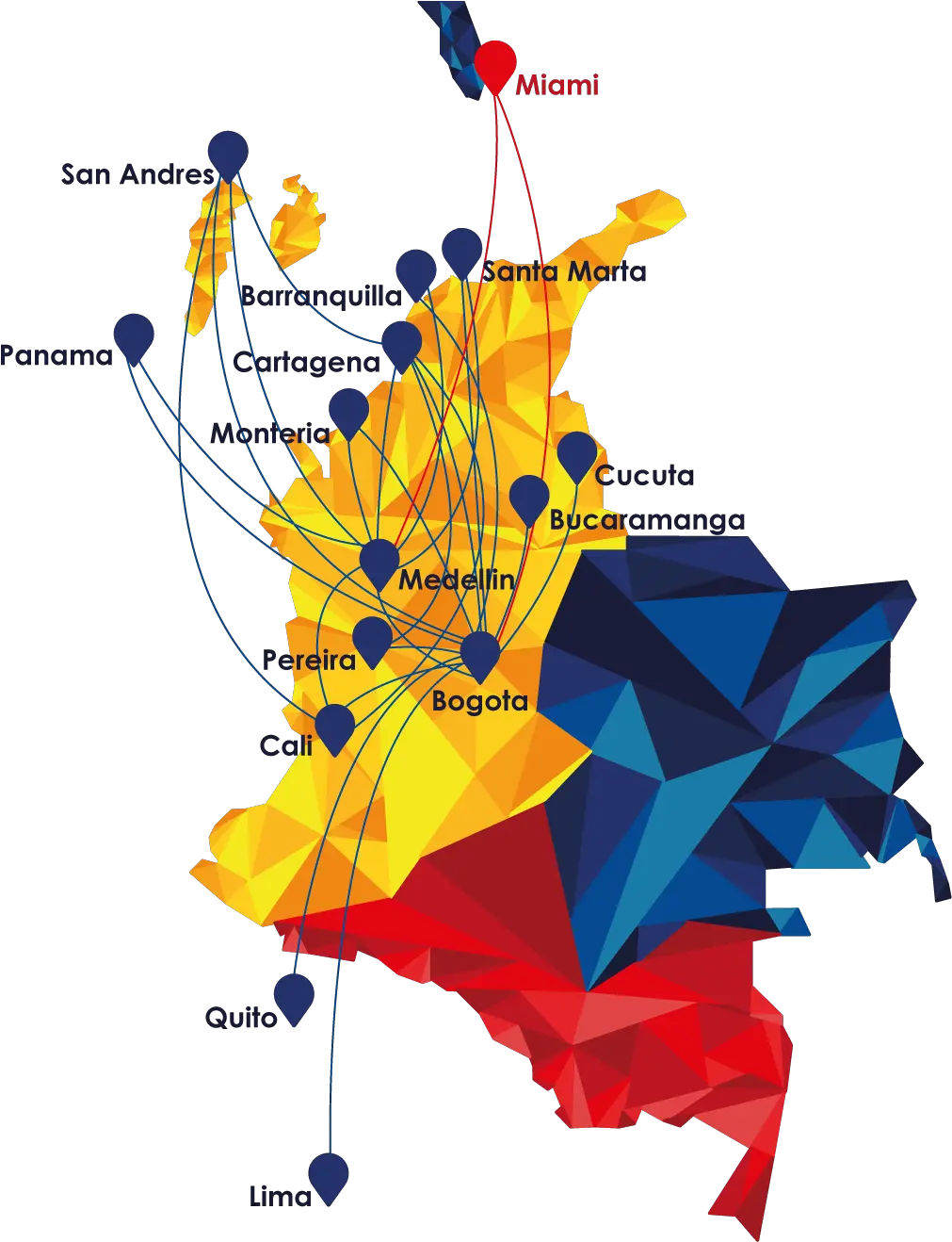  Viva Colombia Flight Map Png Image With Coffee Region Colombia Map Colombia Map Png