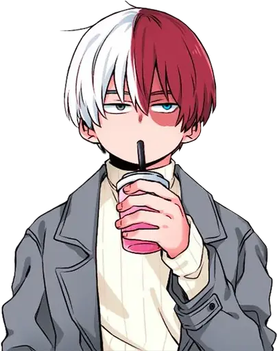  Telegram Sticker From Melikau0027s Exclusive Pack Shoto Todoroki Png Todoroki Icon