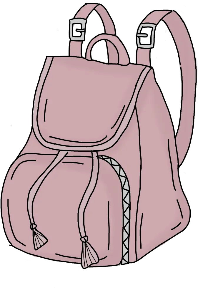  Handbag Backpack Free Clipart Hd School Tumblr Png Backpack Clipart Png