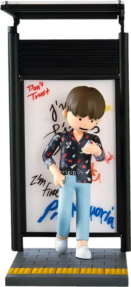  Yoongi Art Toy Suga Png Yoongi Png