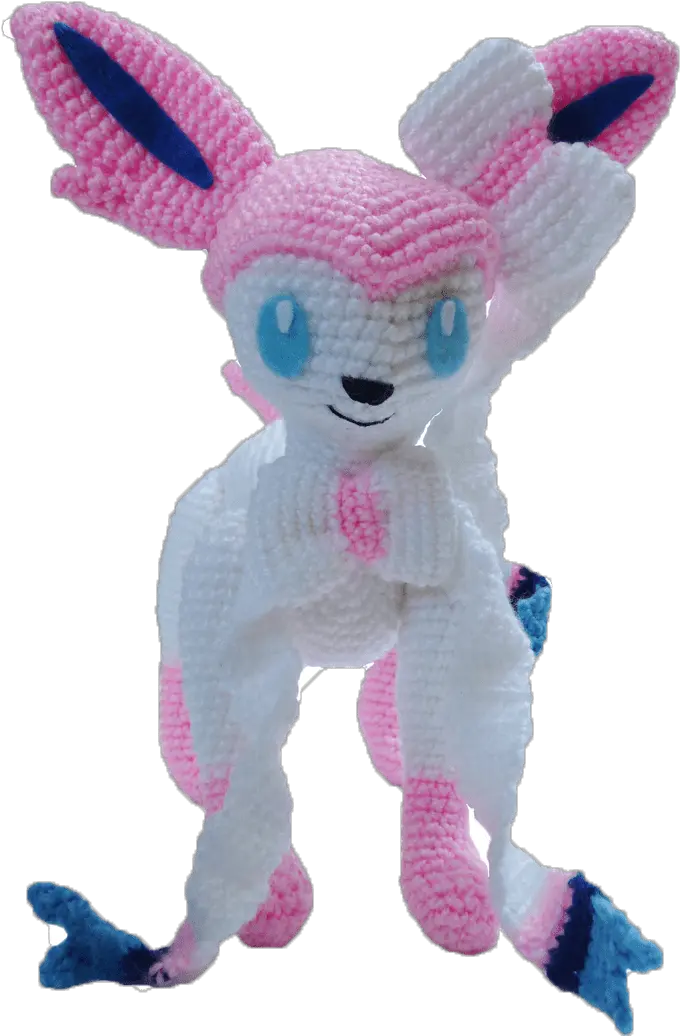  Amigurumi Pattern Sylveon Pokemon Soft Png Sylveon Png