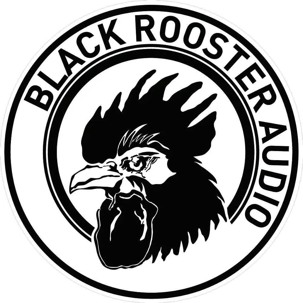  Black Rooster Audio Black Rooster Audio Logo Png Rooster Logo