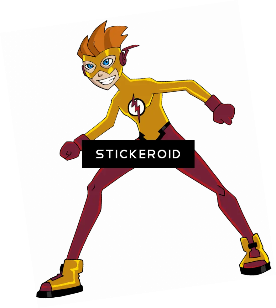  Download Hd Kid Flash Transparent Png Desenho Do Flash Amarelo Kid Flash Png