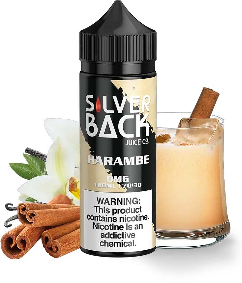  Silverback Harambe 120ml Silverback Juice Png Harambe Transparent