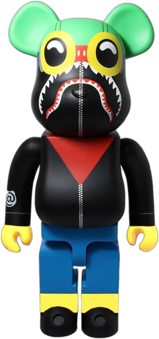  Bape Flyboy Shark Bearbrick Fictional Character Png Bape Shark Png