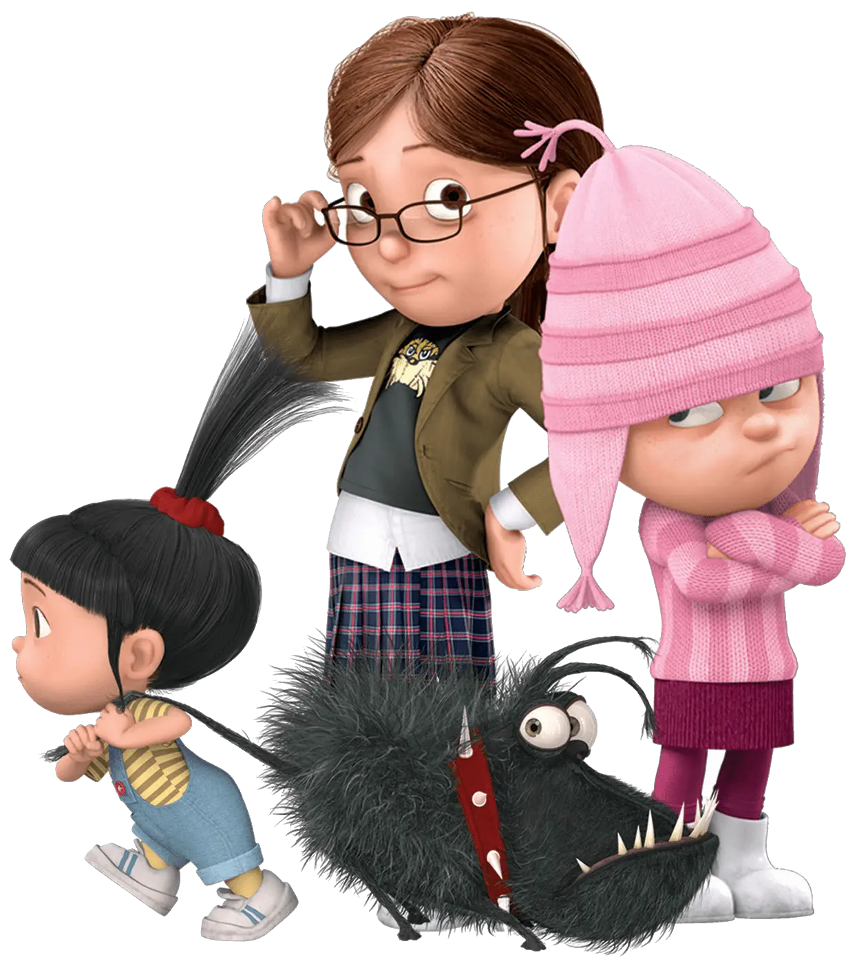  Meu Malvado Favorito Png Margo Edith And Agnes Gru Png